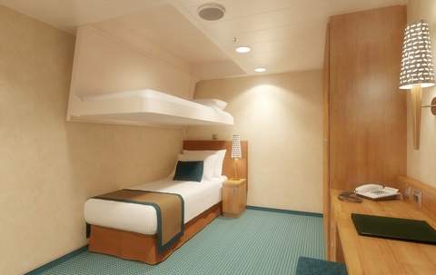 Carnival Splendor Interior Upper/Lower (1A) cabin