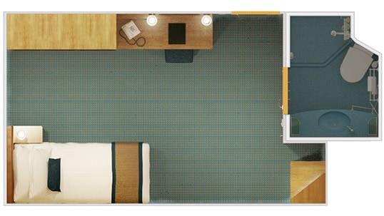 carnival breeze interior upper/lower stateroom floor plan