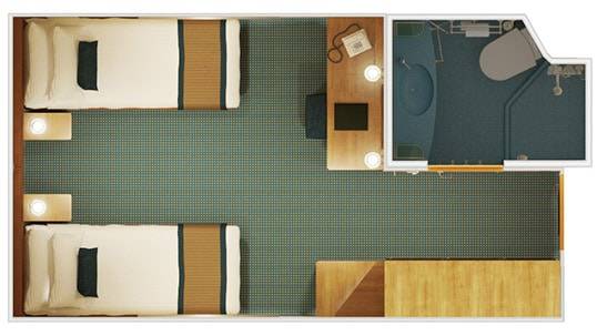 carnival breeze interior stateroom floor plan