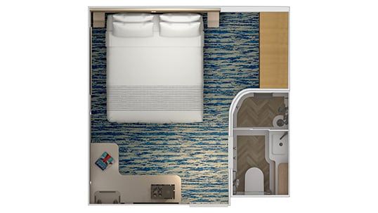 Carnival Celebration Interior Stateroom Floor Plan