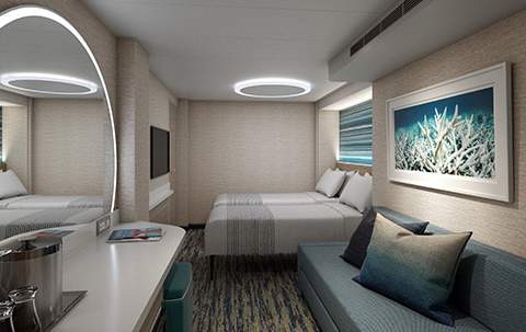 Carnival Tropicale Premium Interior (4O) cabin