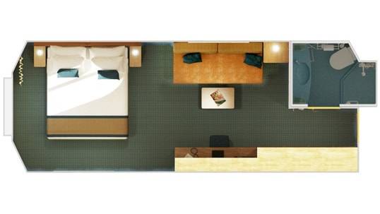 carnival breeze ocean view stateroom floor plan