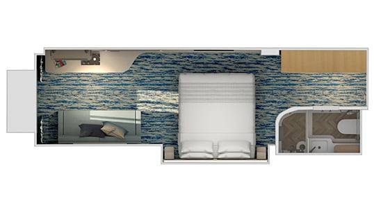 Carnival Celebration Ocean View Stateroom Floor Plan