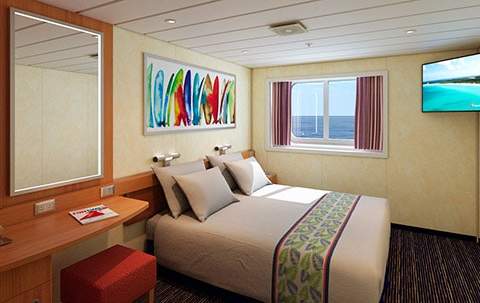 Carnival Elation Ocean View (6D) cabin