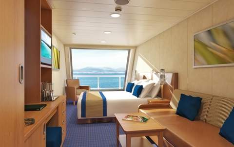 Carnival Splendor Scenic Ocean View (6J) cabin
