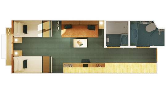 carnival breeze deluxe ocean view stateroom floor plan