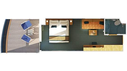 Carnival Luminosa Aft-View Extended Balcony (8N) floor plan Carnival Luminosa Aft-View Extended Balcony (8N) floor plan