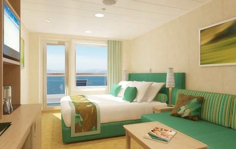 Carnival Jubilee Cloud 9 Spa Balcony - Accessible (8P) cabin Carnival Jubilee Cloud 9 Spa Balcony - Accessible (8P) cabin