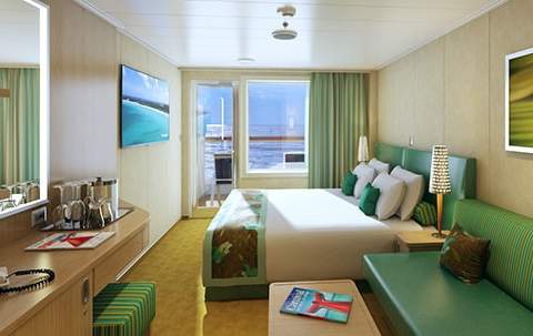 Carnival Horizon Cloud 9 Spa Balcony (8T) cabin Carnival Horizon Cloud 9 Spa Balcony (8T) cabin