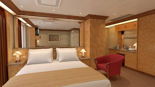 Carnival Legend Premium Balcony (Obstructed View) Stateroom