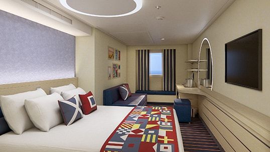 Carnival Celebration Family Harbor Ocean View Stateroom