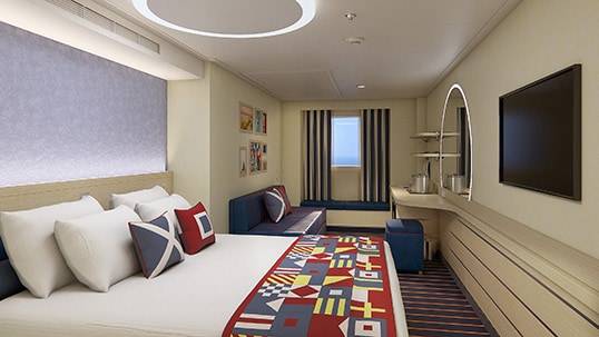 Carnival Celebration Family Harbor Ocean View Stateroom