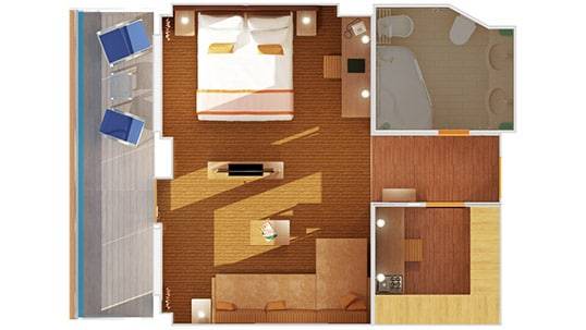 carnival breeze grand suite floor plan