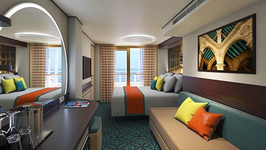 Carnival Jubilee Havana Cabana - Accessible (HE) cabin Carnival Jubilee Havana Cabana - Accessible (HE) cabin