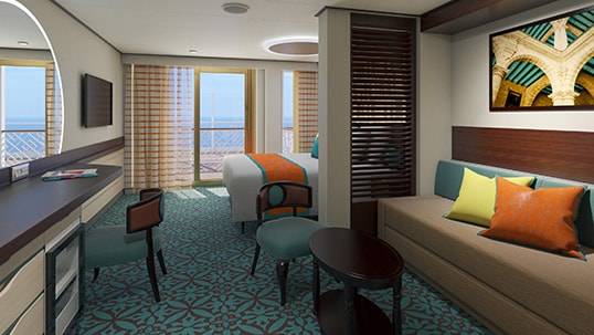 Carnival Celebration Havana Cabana Suite
