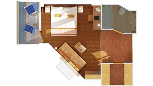 carnival breeze junior suite floor plan