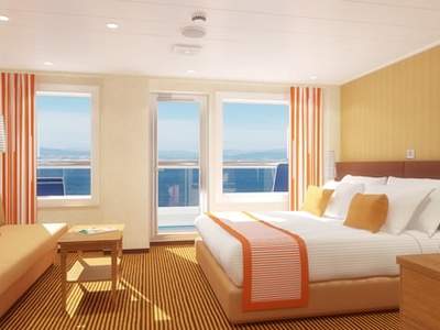 Carnival Pride Ocean Suite - Accessible (OS) cabin