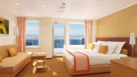 Carnival Pride Ocean Suite - Accessible (OS) cabin