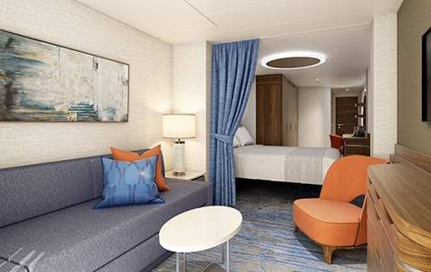 Carnival Encounter Ocean Suite (OT) cabin, photo 2 of 2 Carnival Encounter Ocean Suite (OT) cabin, photo 2 of 2