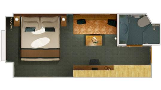 Carnival Adventure Porthole (PT) floor plan Carnival Adventure Porthole (PT) floor plan