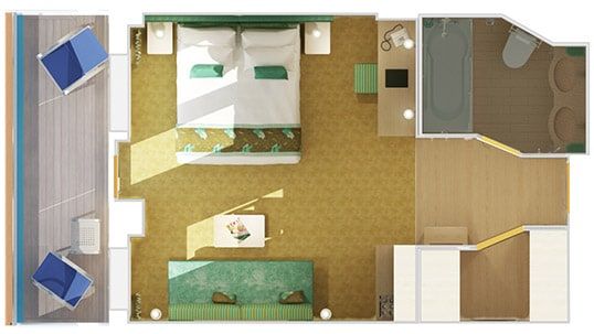 carnival breeze cloud 9 spa suite floor plan