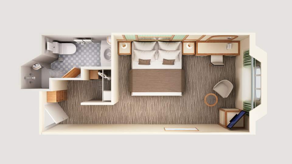 Carnival Encounter Ocean View (Obstructed View) (5A) floor plan Carnival Encounter Ocean View (Obstructed View) (5A) floor plan