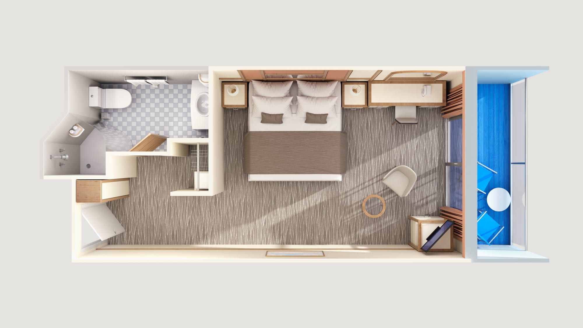 Carnival Encounter Balcony (8C) floor plan