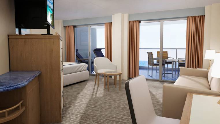 Carnival Encounter Byron Beach Club Vista Suite (VB) cabin