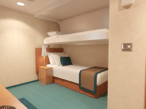 Carnival Breeze Interior Upper/Lower (1A) cabin, photo 2 of 6