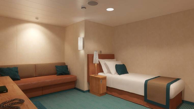 Carnival Breeze Interior Upper/Lower (1A) cabin, photo 6 of 6