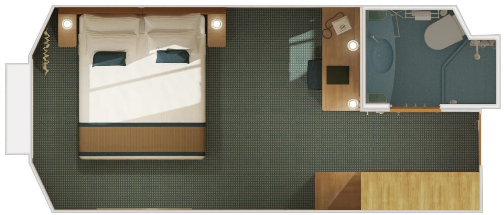 Carnival Breeze Interior with Picture Window (Walkway View) (4J) floor plan, photo 1 of 4