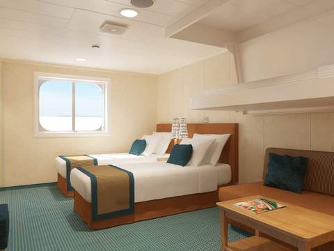 Carnival Breeze Interior with Picture Window (Walkway View) - Accessible (4J) cabin, photo 2 of 4