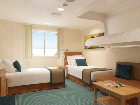 Carnival Breeze Interior with Picture Window (Walkway View) - Accessible (4J) cabin, photo 3 of 4