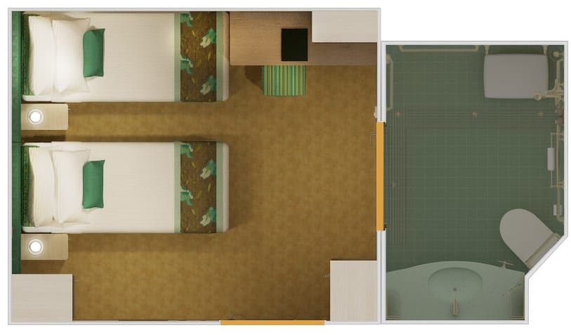 Carnival Breeze Cloud 9 Spa Interior - Accessible (4S) floor plan