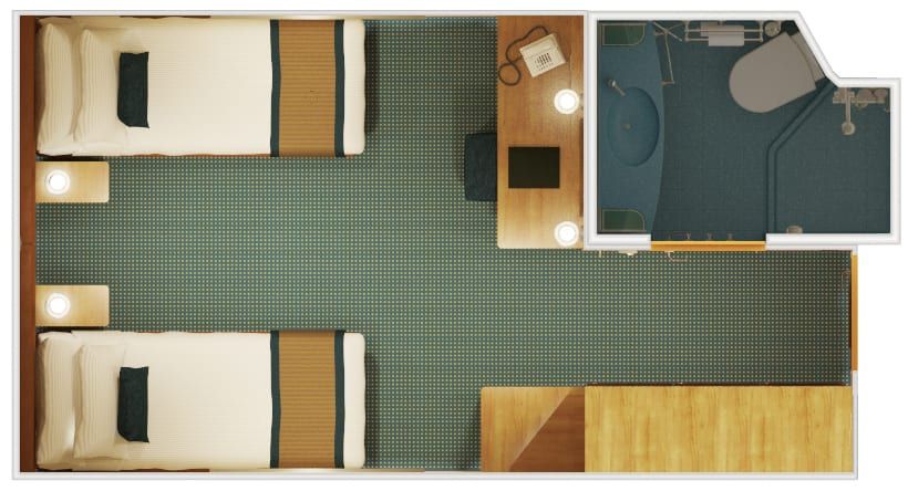 Carnival Breeze Interior (4A) floor plan