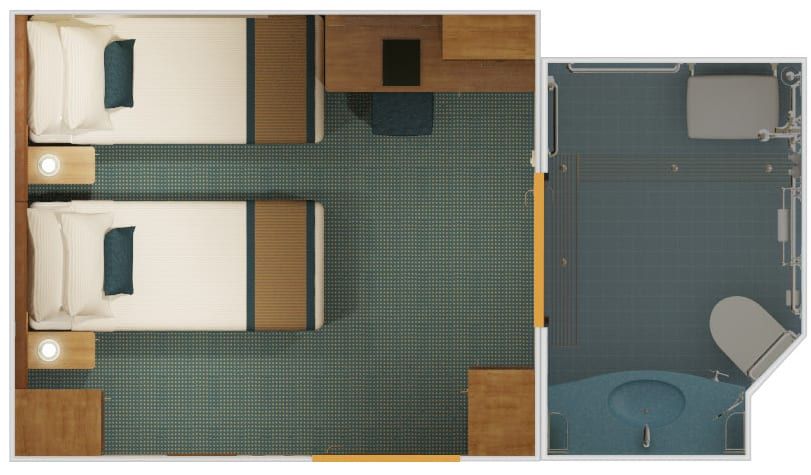 Carnival Breeze Interior - Accessible (4E) floor plan