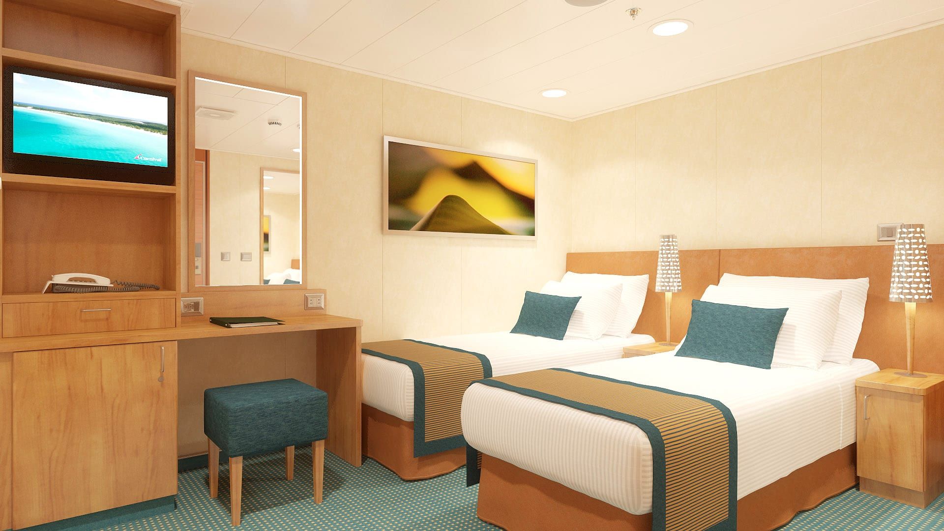 Carnival Breeze Interior - Accessible (4G) cabin