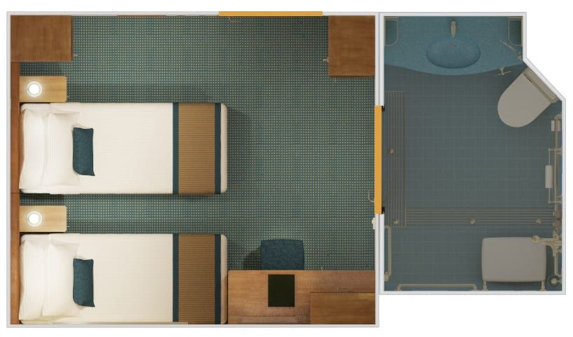 Carnival Breeze Interior - Accessible (4G) floor plan