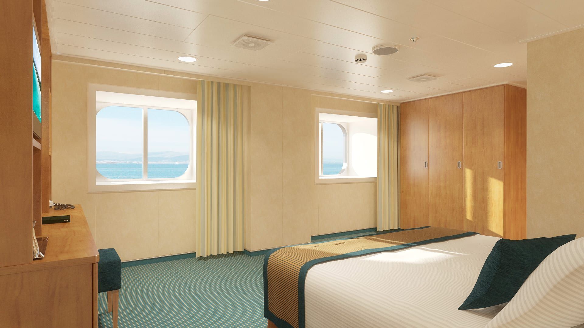 Carnival Breeze Ocean View (6A) cabin, photo 4 of 7