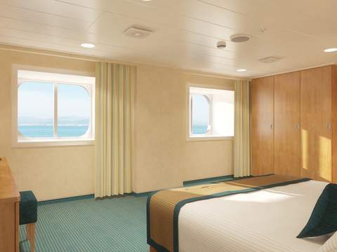 Carnival Breeze Ocean View (6A) cabin, photo 4 of 7