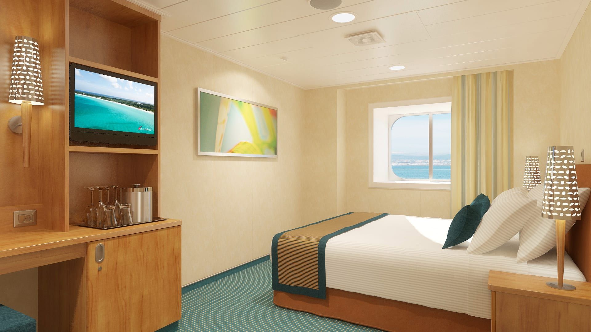 Carnival Breeze Ocean View (6A) cabin, photo 2 of 7