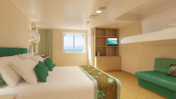 Carnival Breeze Cloud 9 Spa Ocean View (Walkway View) - Accessible (6S) cabin, photo 1 of 3