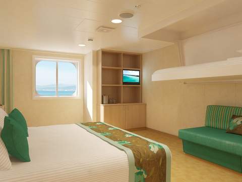 Carnival Breeze Cloud 9 Spa Ocean View (Walkway View) - Accessible (6S) cabin, photo 2 of 3