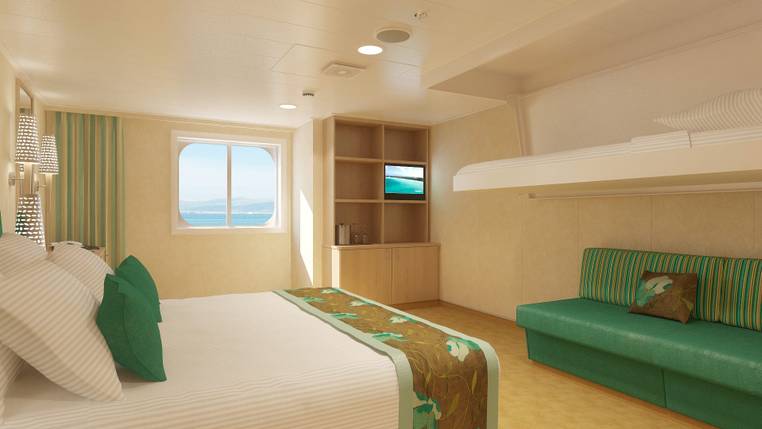 Carnival Breeze Cloud 9 Spa Ocean View (Walkway View) - Accessible (6S) cabin, photo 2 of 3