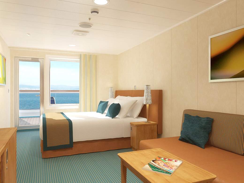 Carnival Breeze Aft-View Extended Balcony (8M) cabin, photo 1 of 2