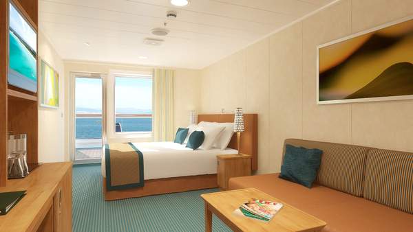 Carnival Breeze Aft-View Extended Balcony (8M) cabin, photo 1 of 2 Carnival Breeze Aft-View Extended Balcony (8M) cabin, photo 1 of 2