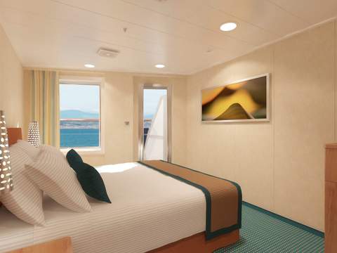 Carnival Breeze Aft-View Extended Balcony (8M) cabin, photo 2 of 2