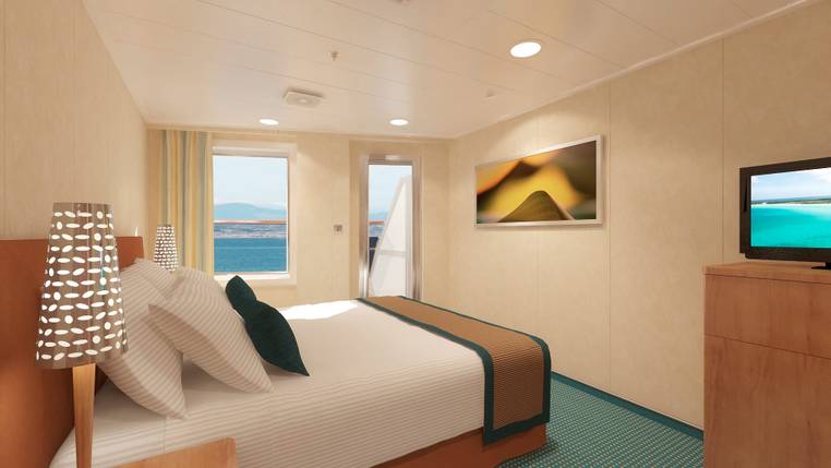 Carnival Breeze Aft-View Extended Balcony (8M) cabin, photo 2 of 2