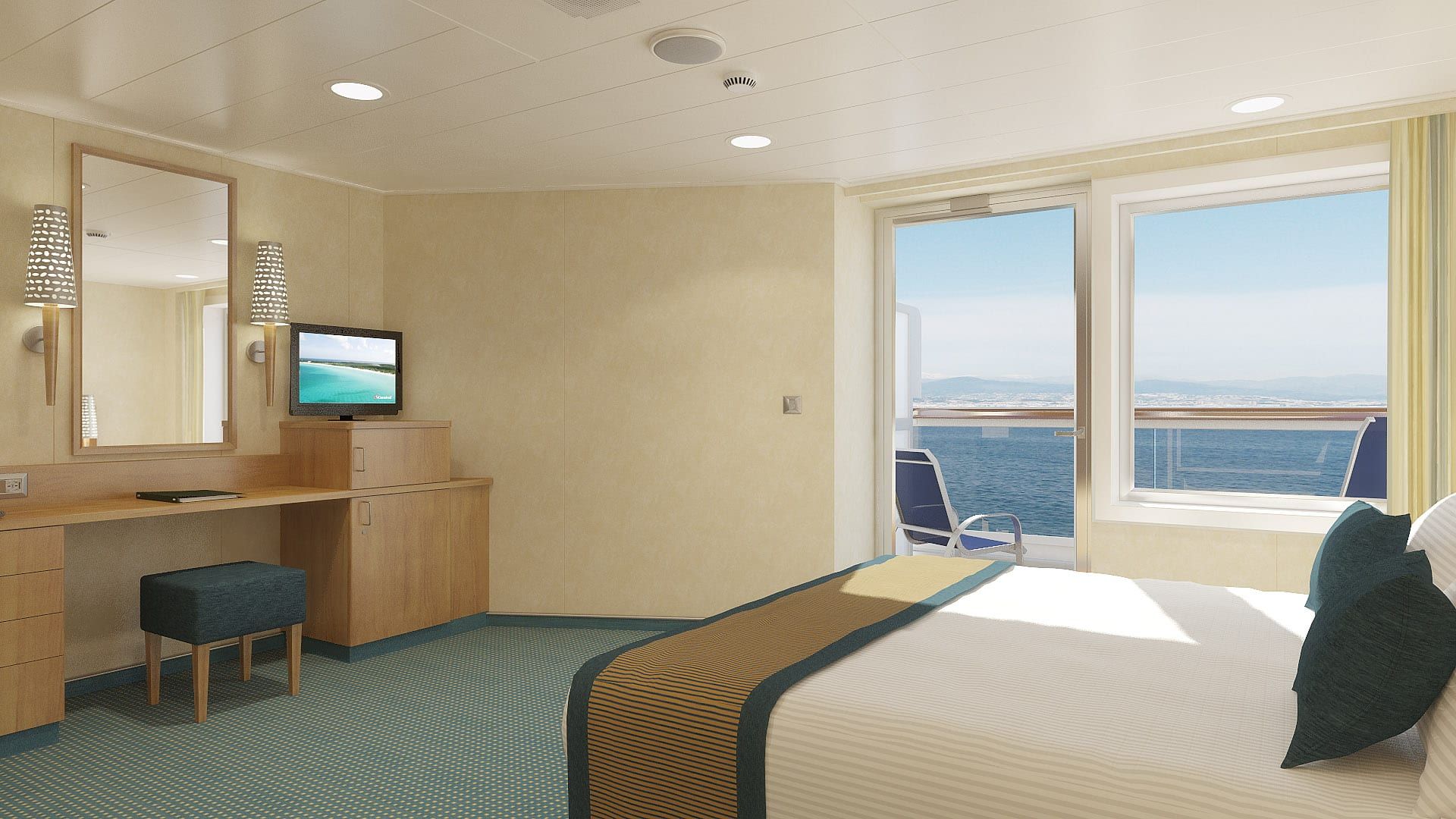 Carnival Breeze Balcony - Accessible (8A) cabin, photo 2 of 2