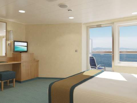 Carnival Breeze Balcony - Accessible (8A) cabin, photo 2 of 2 Carnival Breeze Balcony - Accessible (8A) cabin, photo 2 of 2